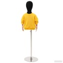 vidaXL Justerbar 120-157 cm Mannequin med Base Unisex PP Svart