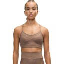 Casall Sleek Strappy Sports Bra Printed Brown S