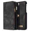 iPhone 7 Plus / iPhone 8 Plus Caseme 2-in-1 Lommebok-deksel Grå