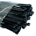 100 stk Strips 7,6 x 450mm svart