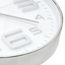vidaXL Veggklokke 30 cm sølv