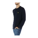 Lyle & Scott Herre Strikkevarer Blå M