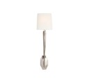 Ruhlmann vägglampa nickel/linne