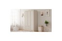 Carvo Garderobe 105x180 cm - Matt Hvit