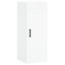 vidaXL Veggmontert skap hvit 34,5x34x90 cm konstruert tre