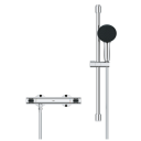 GROHE PRECISION FLOW DUSJTERMOSTAT M/1-SPRAY DUSJSETT 600 MM KROM