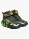 Skechers O-Saurus 2.0 Arctic Blinkende Mid Sneakers, Grønn, 33
