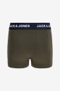 Jack & Jones Junior   Boksershorts Jaclamp Solid Trunks Jnr 3 pack   Grønn