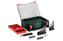 Metabo PowerMaxx BS Basic Set 600080710 Batteri boremaskine 12 V 2 Ah Litium inkl. ekstra batteri Inkl. oplader børsteløs Kuffert inkl. tilbehør