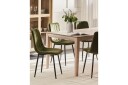 Matsalsstol Beliani Kalispell set om 4 Olive green -