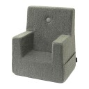 By Klipklap Kk Kids Chair Dusty Green Bouclé W Light Green Grey One Size