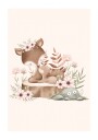 Sweet Deer Family Plakat / 30x40