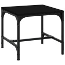 vidaXL Sidebord svart 40x40x35 cm konstruert tre