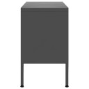 vidaXL TV-benk antrasitt 105x35x50 cm stål