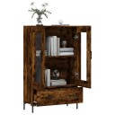 vidaXL Highboard røkt eik 69,5x31x115 cm konstruert tre