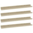 vidaXL Vegghyller 4 stk sonoma eik 60x9x3 cm
