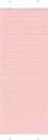  plisségardin Rosa 75x200 cm Stoff Bredde 74,4 Polyester