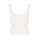Alice + Olivia Dame Topper Hvit M,
