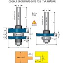 Cobolt 728 Fresesett 2 stk. freser Maskintilbehør & forbruk