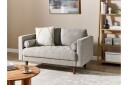 Babur Sofa 2 seter   Taupe/Mørkt tre