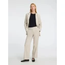 Selected FEMME - Linbukser slfTania-rita MW Wide Pant - Brun