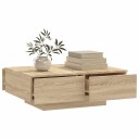 vidaXL Salongbord sonoma eik 90x60x31 cm sponplate