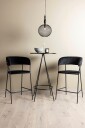 Venture Home   Spisegruppe Bistro med 2 stk stoler Lui   Svart