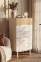 Kommode Hanah Home Luke 47,9 x 96,6 x 36,8 cm Sand eik   Sandfarget eik