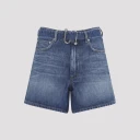Sportmax Dame Shorts Blå L,