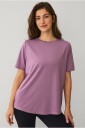 Ellos STUDIO   Treningstopp Loose Top  Core SS   Lilla