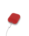 Airpods Ladeveske Ideal Of Sweden (1/2 Gen) Clear Case, Rød