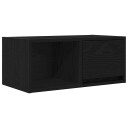 TV benk svart eik 60x31x25,5 cm konstruert tre