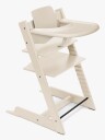 Stokke Tripp Trapp Stol + Baby Set + Matbrett Vanilla White