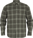 Härkila Fjell L/S Skjorte Herre Green check 5XL 5XL