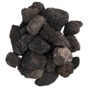 vidaXL Lavasteiner 25 kg svart 5-8 cm