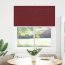  Plisségardin Bordeaux Rød 115x150 cm Stoff Bredde 114,4