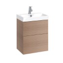 Macro Design Crown Servantskap 2 Skuff- med Light 70 Servant Eik / 45cm Plain/push-open