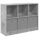  Serviesskap med skuff Betonggrå 102 x 32 x 73,5 cm