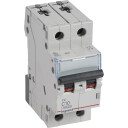 Legrand 5 stk TX³ MCB automatsikring C10 2P 2M 10/10KA