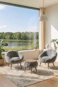 Wing Chair & Coffee Table Set (3 Pieces) Atelier Del Sofa -