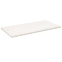  Bordplate hvit 110x55x2,5 cm heltre furu rektangulær