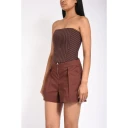 Patrizia Pepe Dame Topper Brun S,