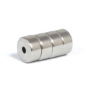 Ring magnet Ø 6/1,5 mm x 3 mm | SuperMagneter.no ring magneter