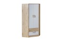 Garderobe Hermanboda 87x87x190 cm   Beige / Hvit