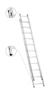 Skeppshultstegen YS-450 Uttrekkbar stige I-profil, aluminium 5 meter, Stiger & stillaser