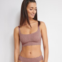 Sloggi BH ZERO Feel Bliss Top Brun Large Dame