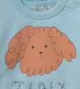 Tiny Cottons Collegegenser   Krøllete Dog   Denim Blue   Tiny Cottons   9 md   Collegegenser Blå Brun Lyseblå