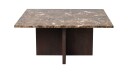 Rowico Home Brooksville sofabord Marmor/brun eik 90 x 90 cm Brun