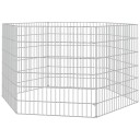Vidaxl Kaninbur Med 6 Paneler 54X60 cm Galvanisert Jern