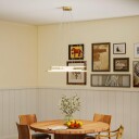 Justerbar LED taklampe 50 W gull og hvit 5 rør